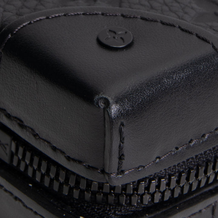 LOUIS VUITTON Taurillon Soft Trunk Wallet - Black