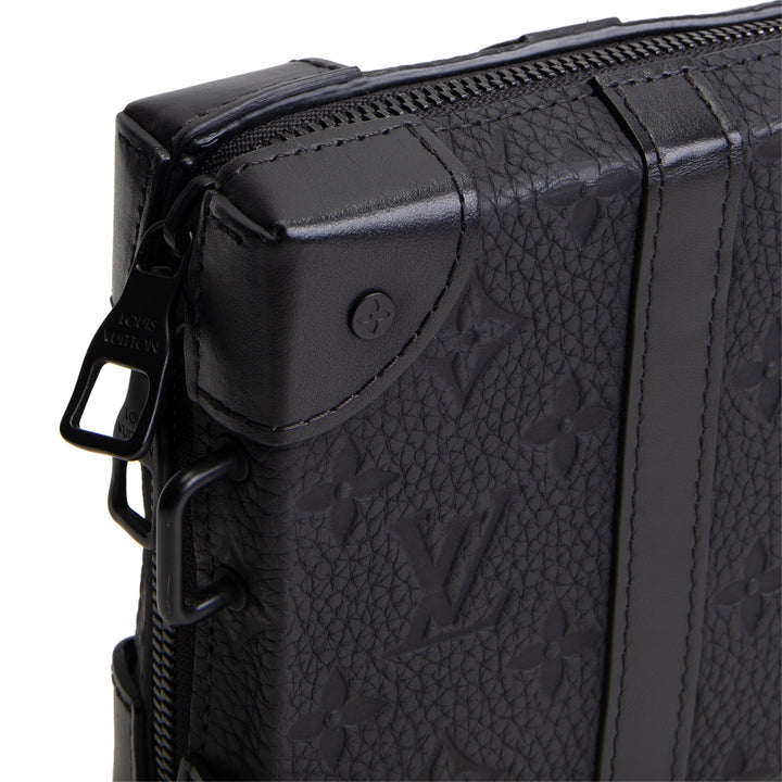 LOUIS VUITTON Taurillon Soft Trunk Wallet - Black