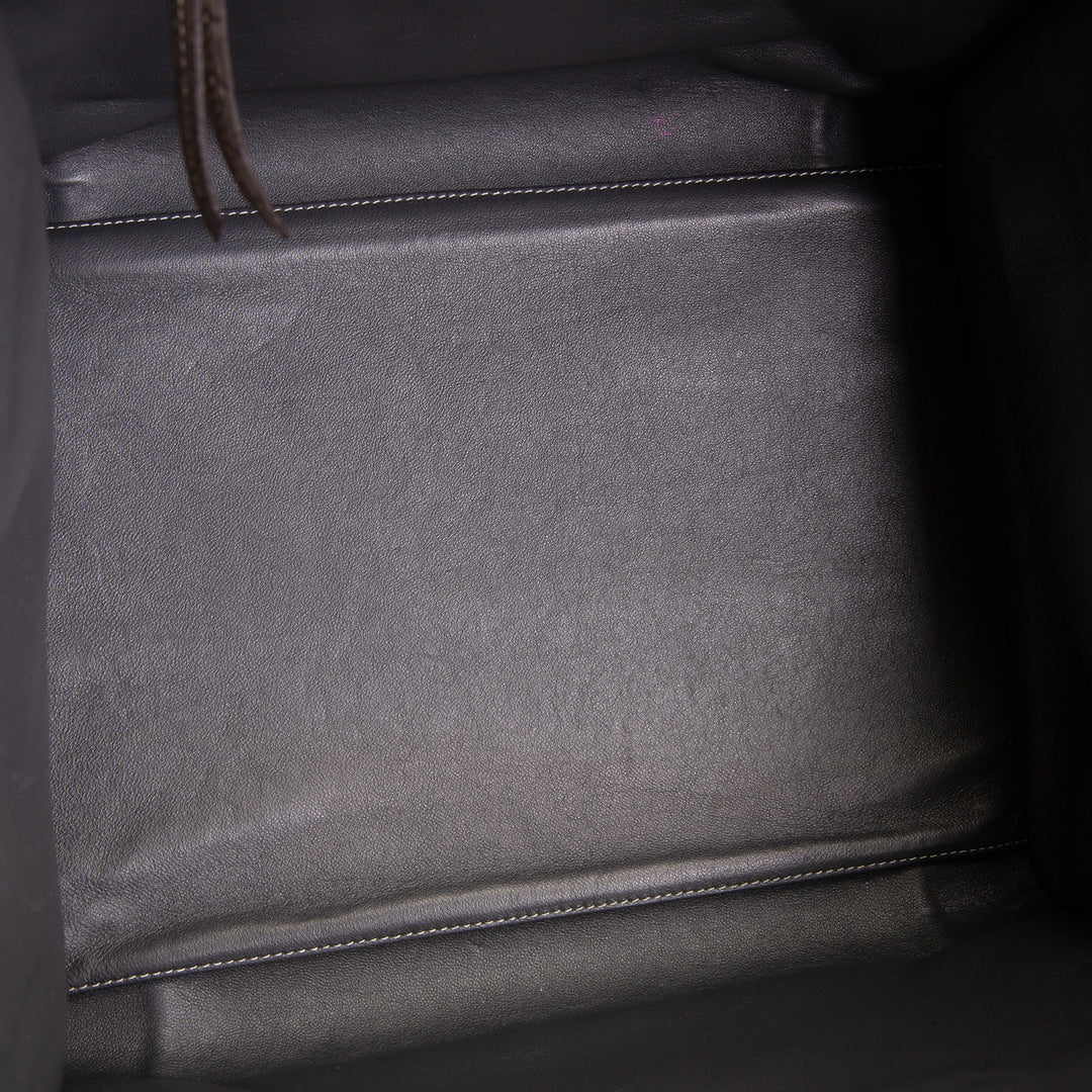 CELINE Nubuck Embossed Large Phantom - Taupe