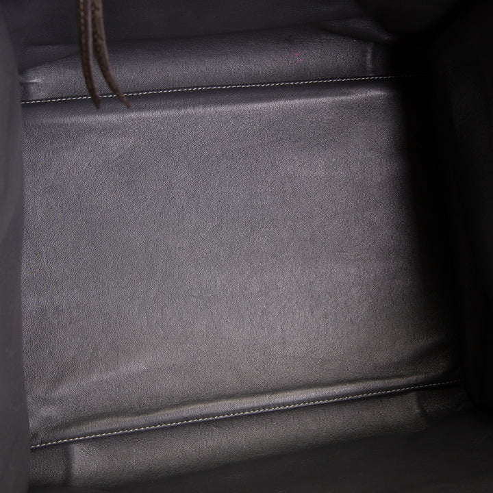 CELINE Nubuck Embossed Large Phantom - Taupe