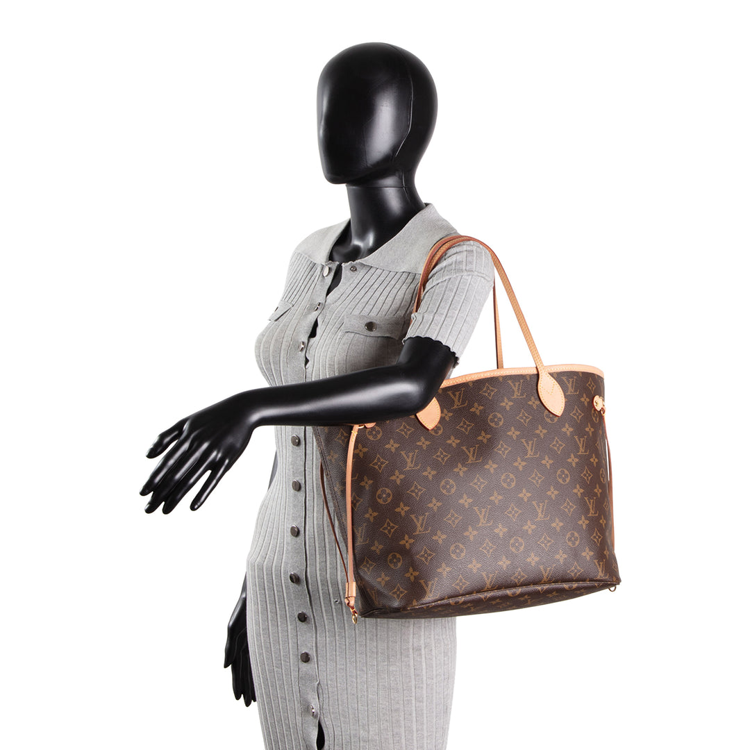 LOUIS VUITTON Monogram Neverfull w/ Pouch MM