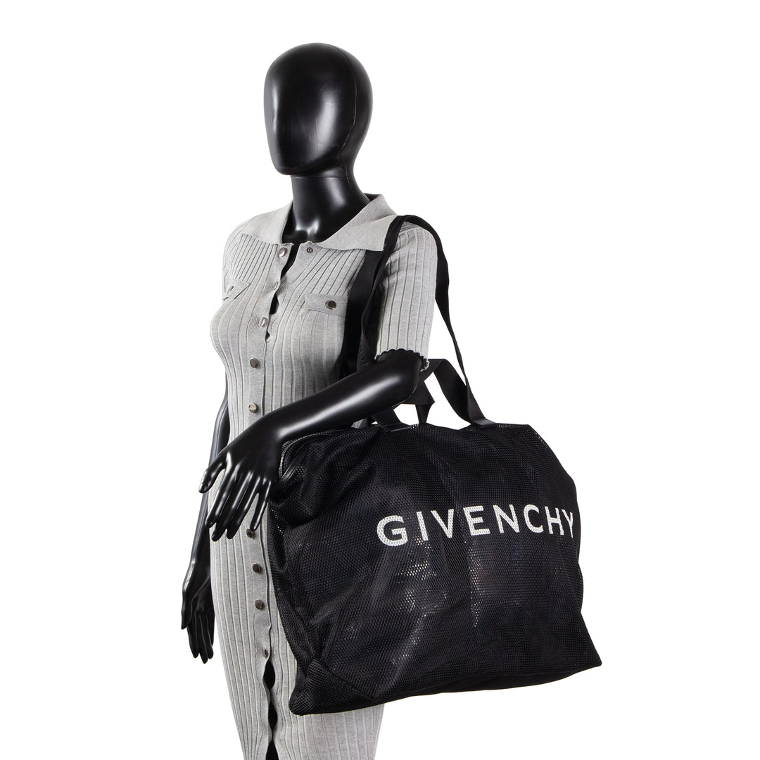 GIVENCHY Mesh Duffle Bag - Black