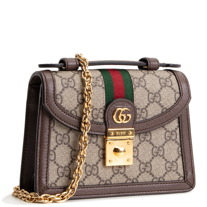 GUCCI GG Supreme Top Handle Mini Ophidia