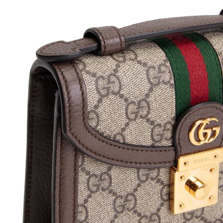 GUCCI GG Supreme Top Handle Mini Ophidia