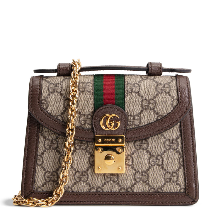 GUCCI GG Supreme Top Handle Mini Ophidia