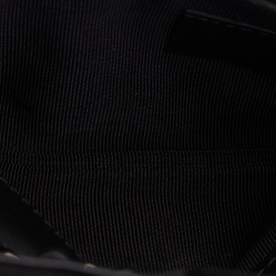 CHANEL Jersey Card Holder Belt Bag - Black