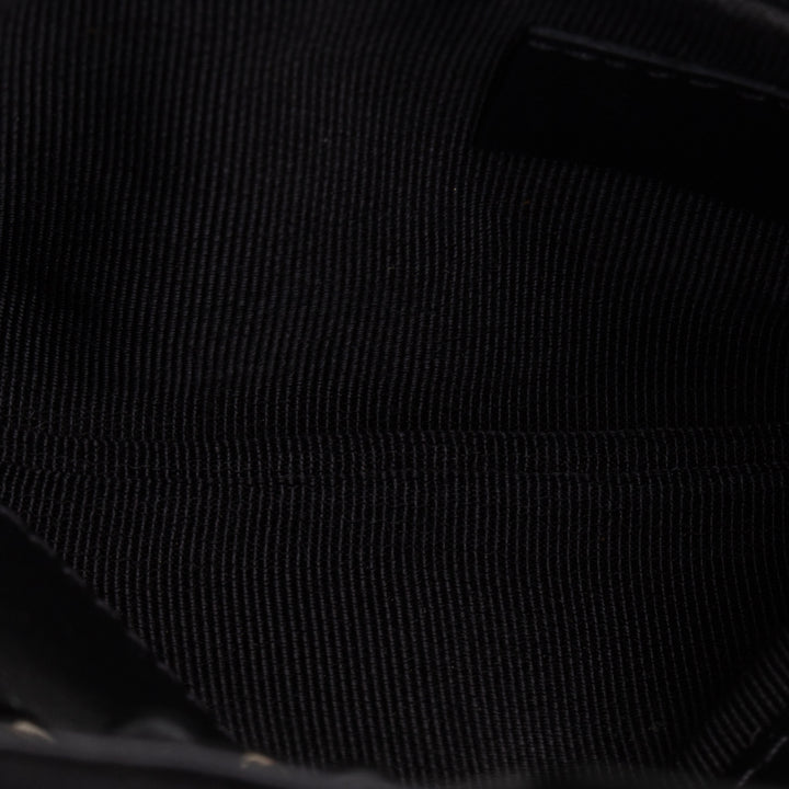 CHANEL Jersey Card Holder Belt Bag - Black