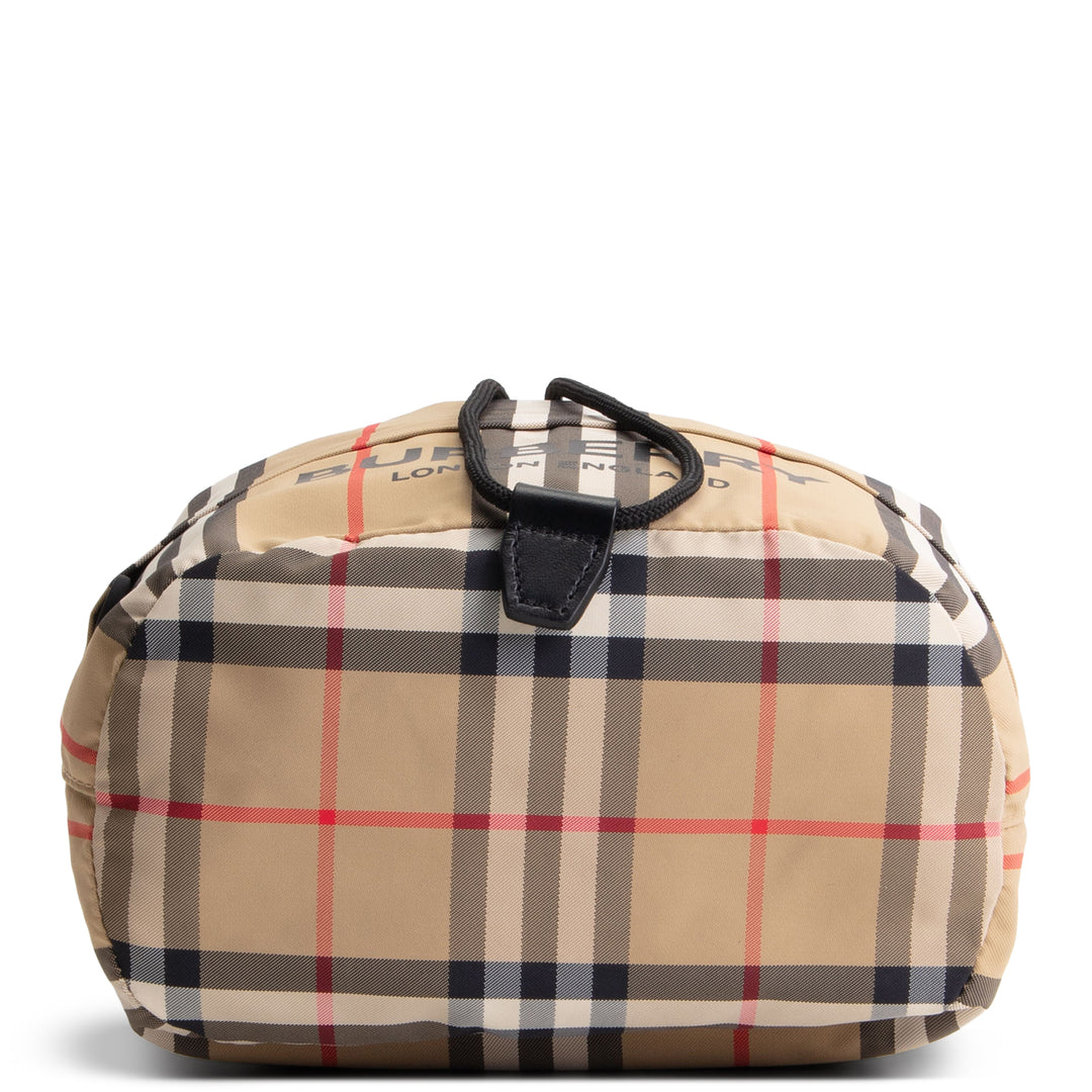 BURBERRY Icon Stripe Drawcord Pouch