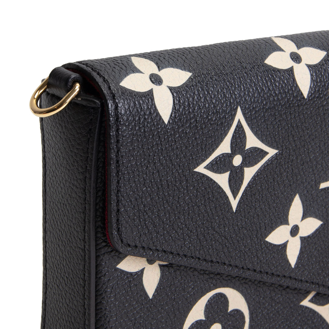 LOUIS VUITTON Giant Monogram Empreinte Felicie Pochette - Bicolor