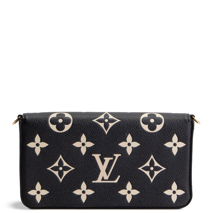 LOUIS VUITTON Giant Monogram Empreinte Felicie Pochette - Bicolor