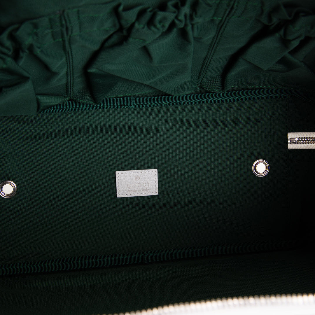 GUCCI GG Supreme Travel Bag - White