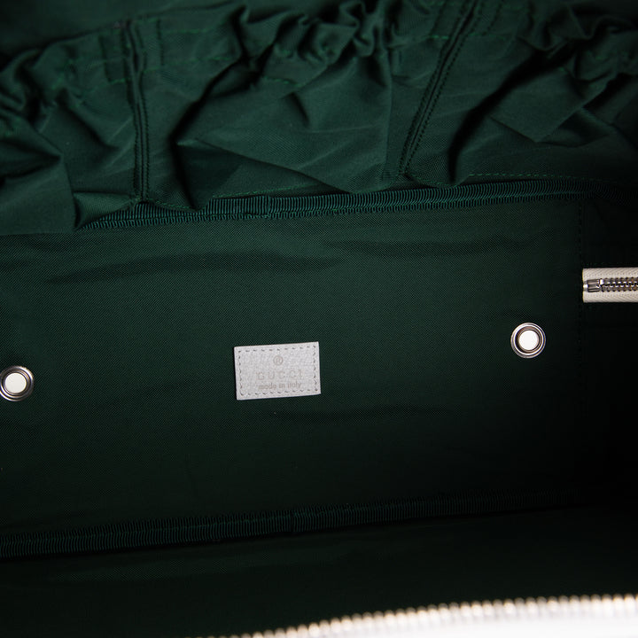GUCCI GG Supreme Travel Bag - White