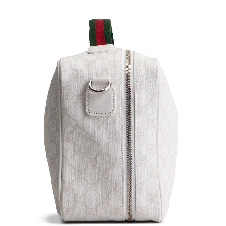 GUCCI GG Supreme Travel Bag - White