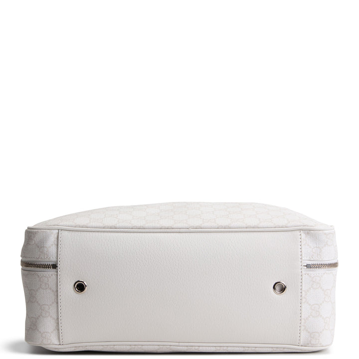 GUCCI GG Supreme Travel Bag - White