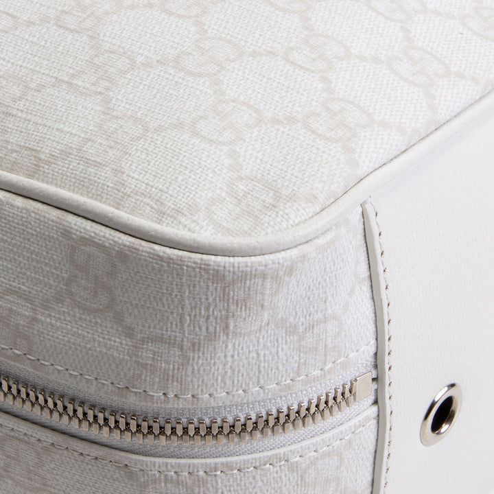 GUCCI GG Supreme Travel Bag - White