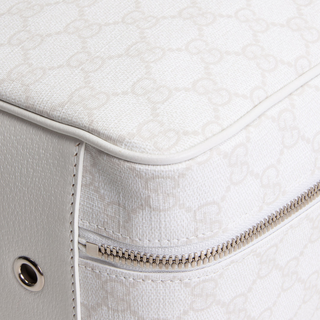 GUCCI GG Supreme Travel Bag - White