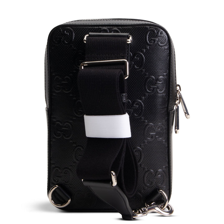 GUCCI Embossed Sling - Black