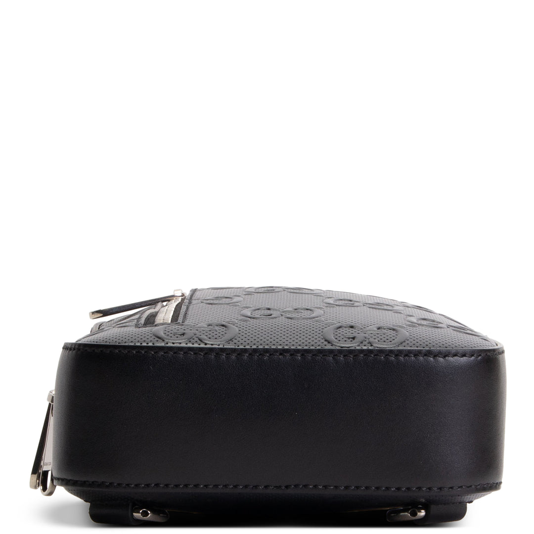 GUCCI Embossed Sling - Black