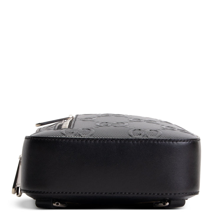 GUCCI Embossed Sling - Black