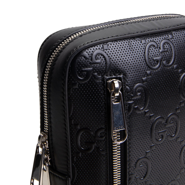 GUCCI Embossed Sling - Black