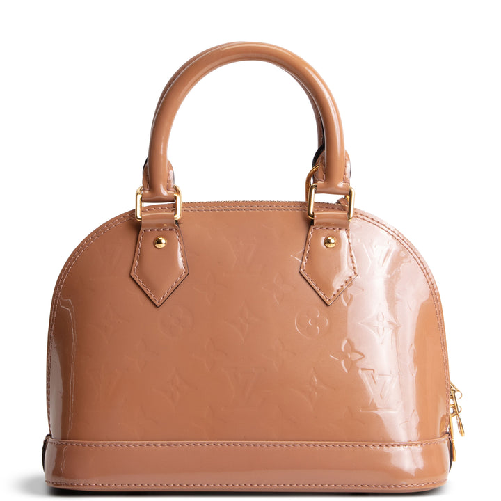 LOUIS VUITTON Alma BB Vernis Monogram