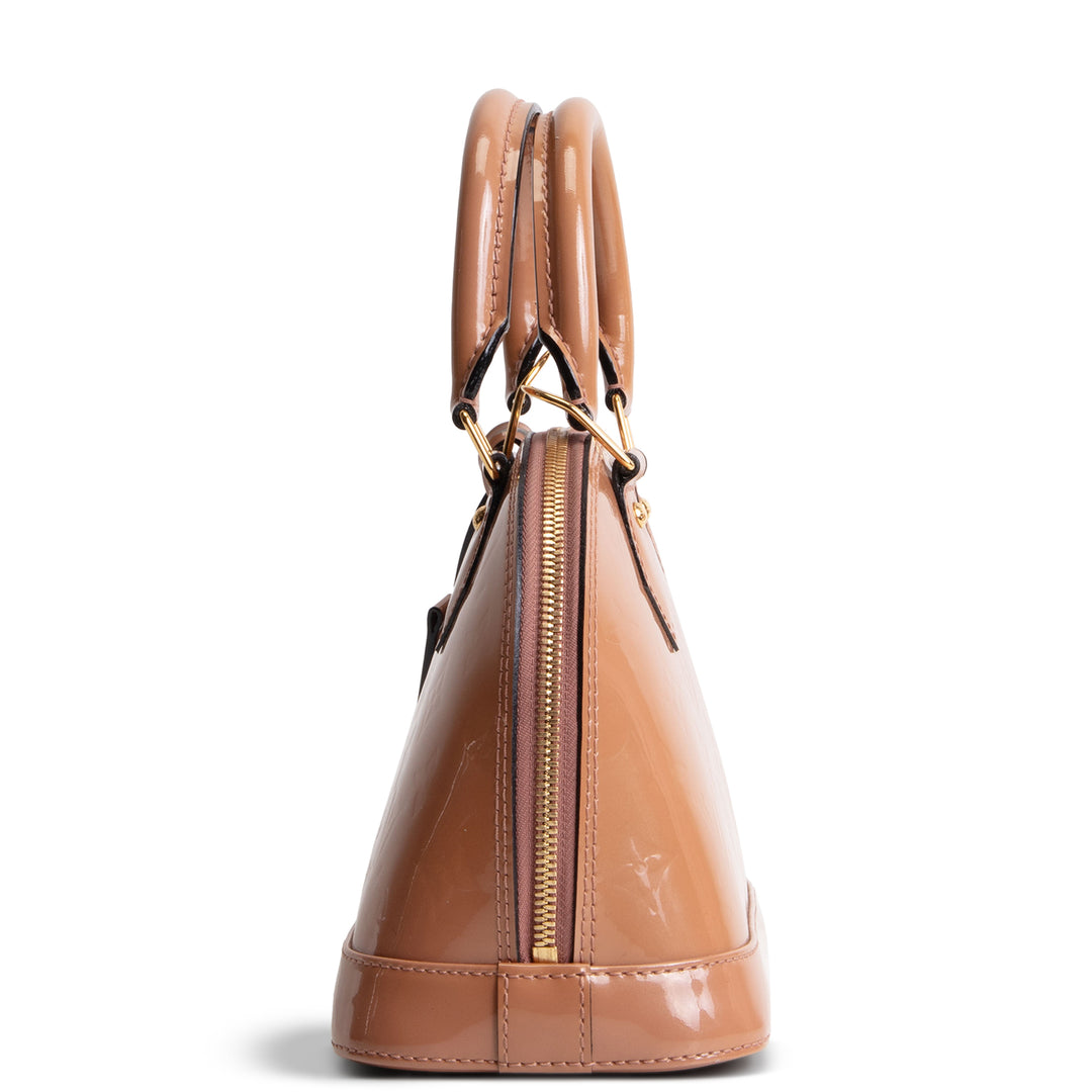 LOUIS VUITTON Alma BB Vernis Monogram
