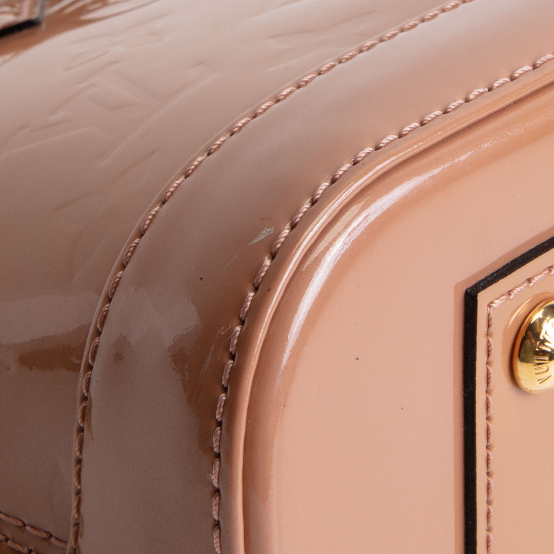 LOUIS VUITTON Alma BB Vernis Monogram