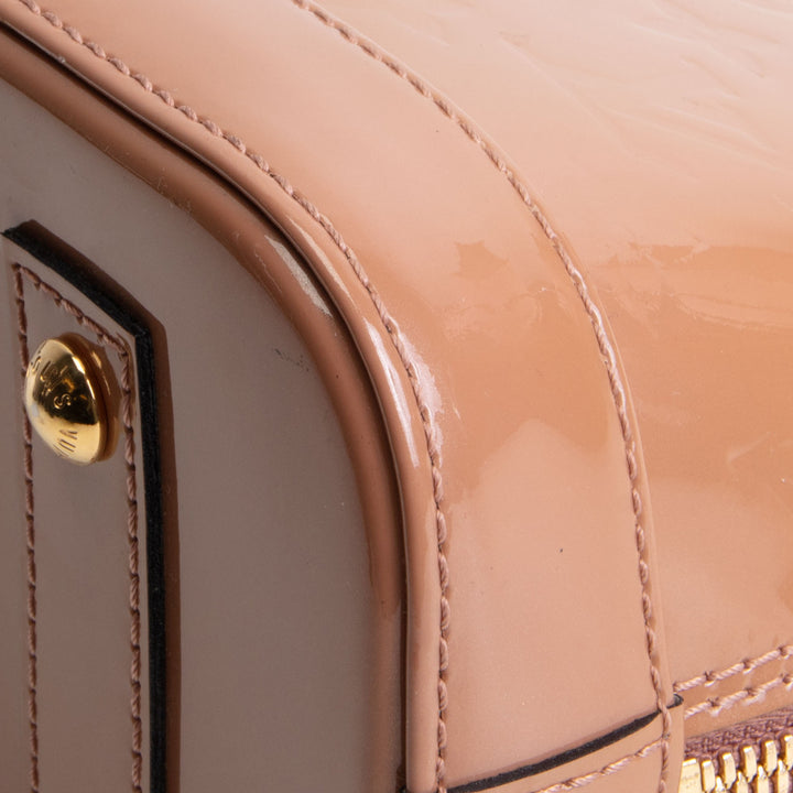 LOUIS VUITTON Alma BB Vernis Monogram