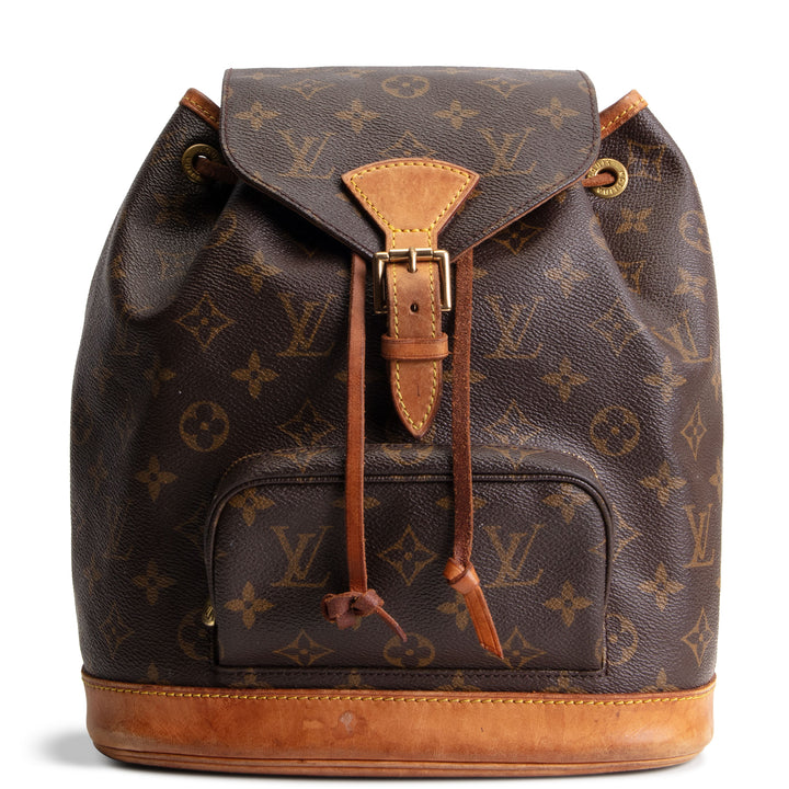 LOUIS VUITTON Vintage Montsouris Backpack MM Monogram OUTLET FINAL SALE