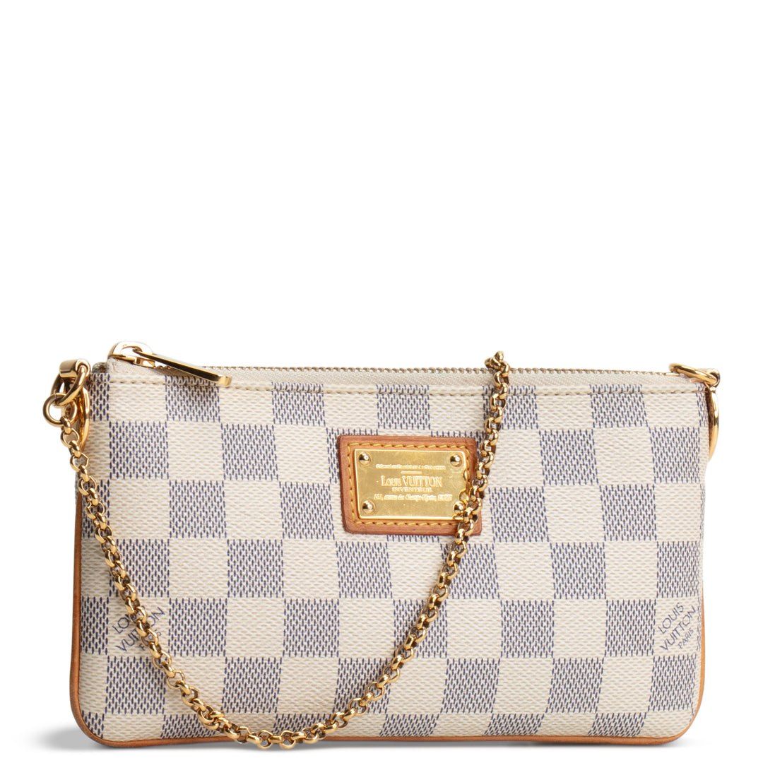 LOUIS VUITTON Damier Azur Pochette Milla