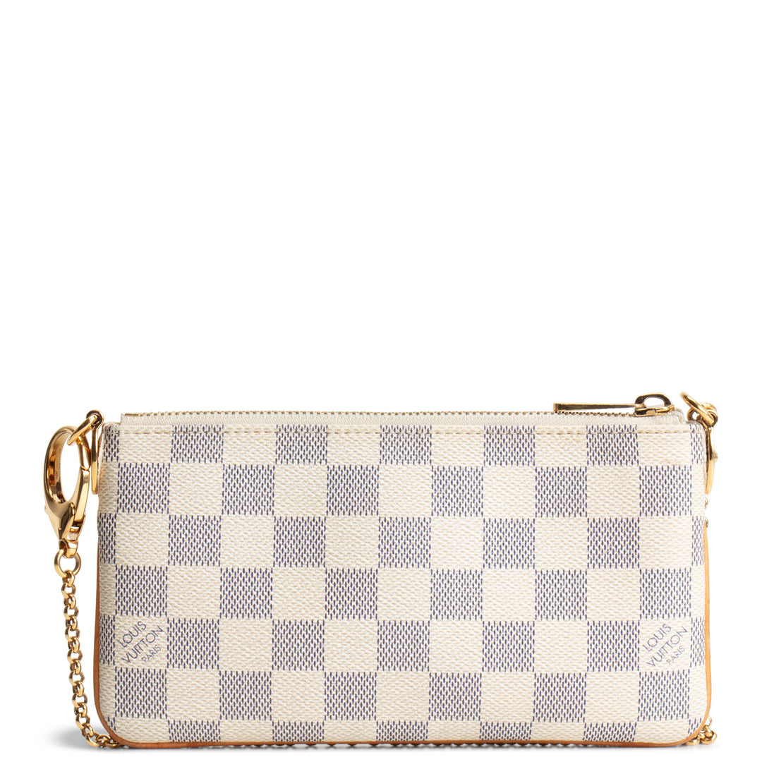 LOUIS VUITTON Damier Azur Pochette Milla