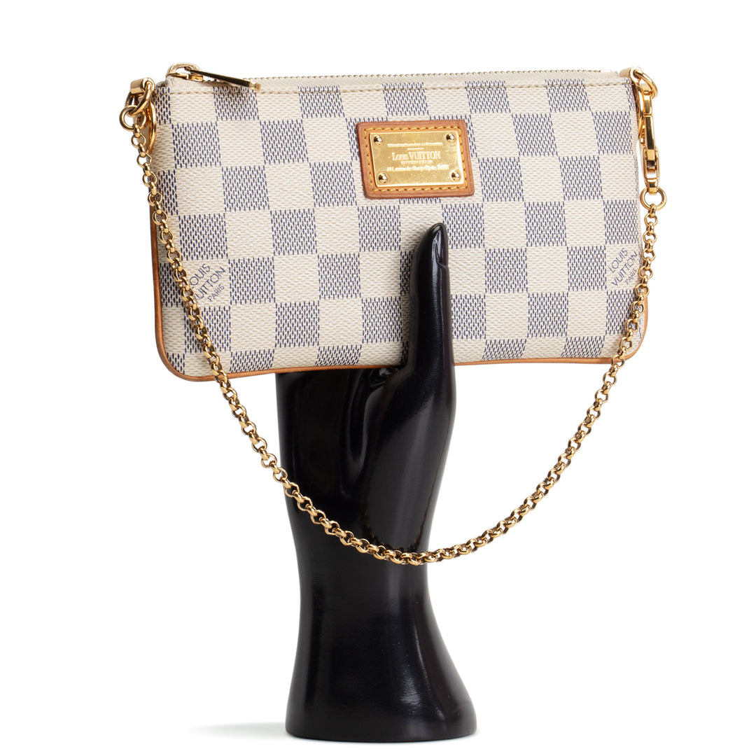 LOUIS VUITTON Damier Azur Pochette Milla