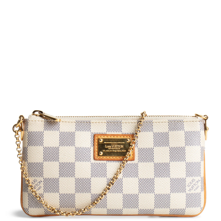 LOUIS VUITTON Damier Azur Pochette Milla