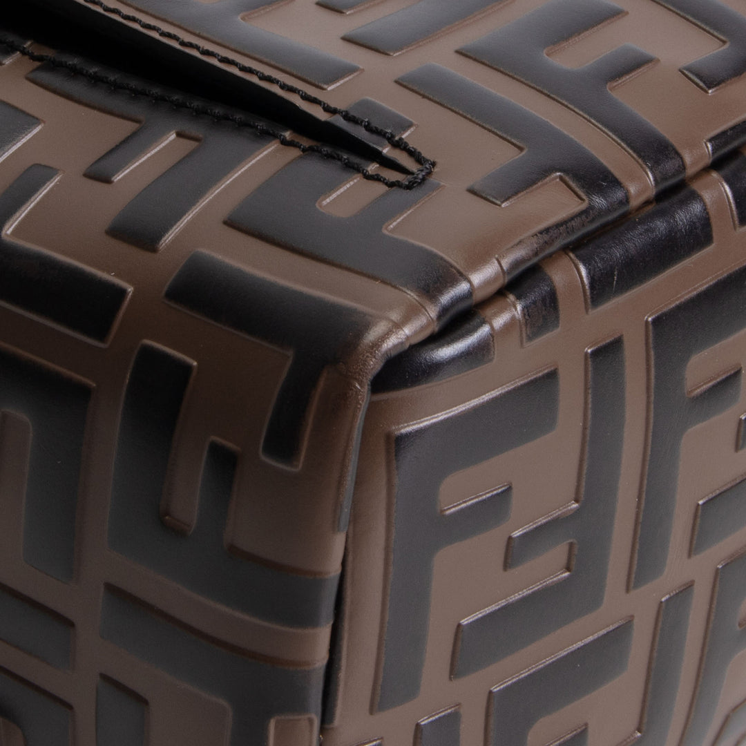 FENDI Zucca Embossed Mini Backpack - Tobacco