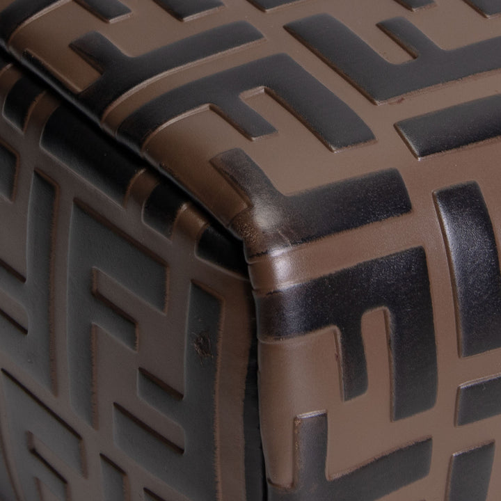 FENDI Zucca Embossed Mini Backpack - Tobacco
