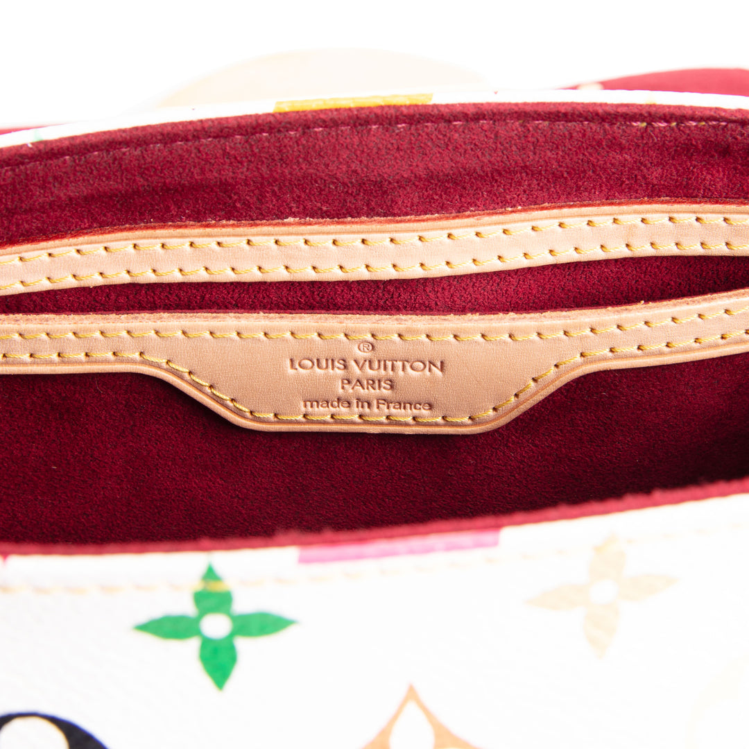 LOUIS VUITTON Monogram Multicolore Marilyn Shoulder Bag - White