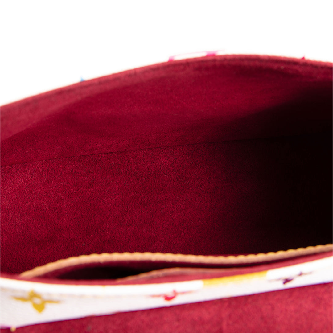LOUIS VUITTON Monogram Multicolore Marilyn Shoulder Bag - White