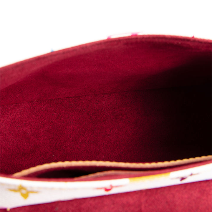 LOUIS VUITTON Monogram Multicolore Marilyn Shoulder Bag - White