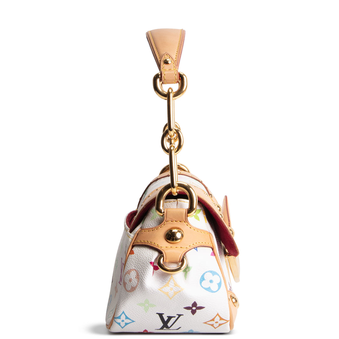 LOUIS VUITTON Monogram Multicolore Marilyn Shoulder Bag - White