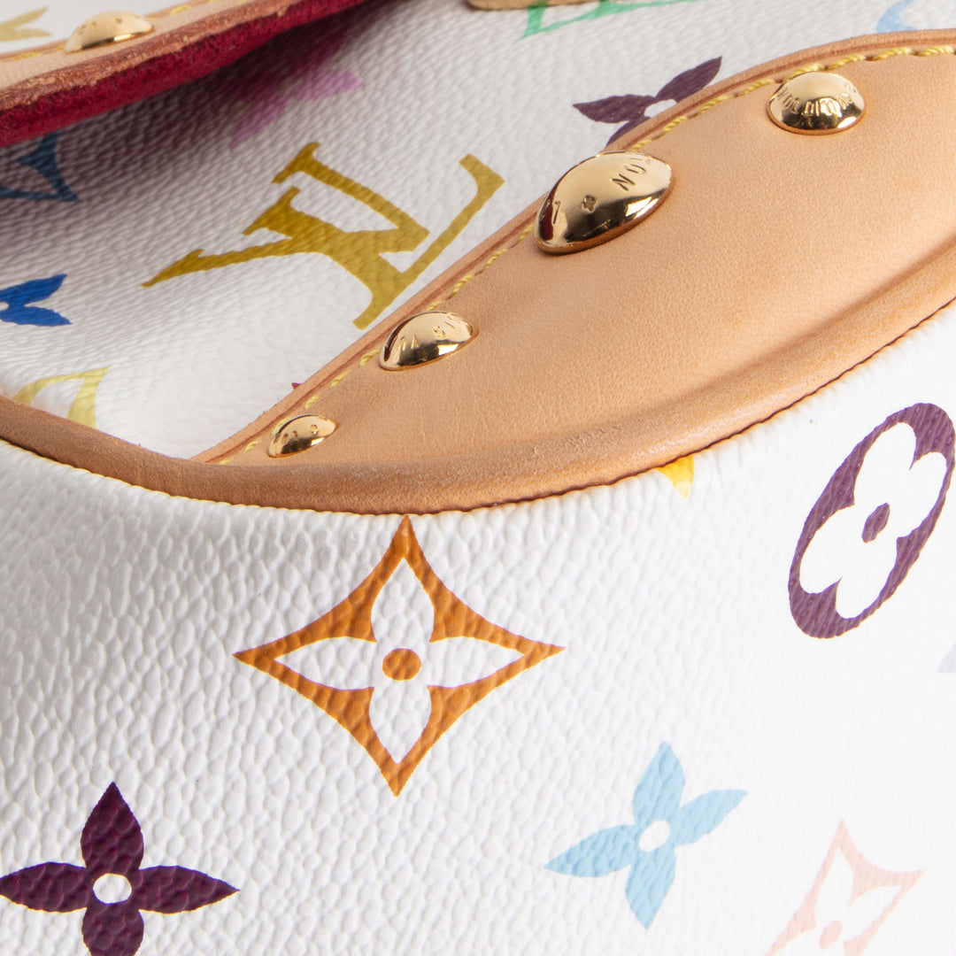 LOUIS VUITTON Monogram Multicolore Marilyn Shoulder Bag - White