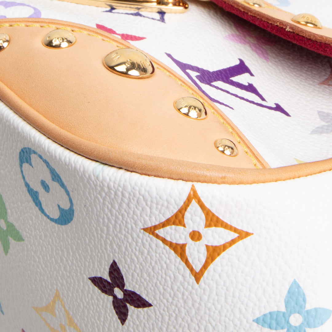 LOUIS VUITTON Monogram Multicolore Marilyn Shoulder Bag - White