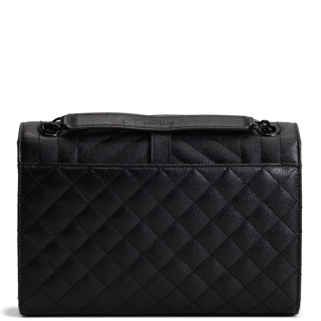 SAINT LAURENT Grain de Poudre Triquilt Medium Envelope Bag