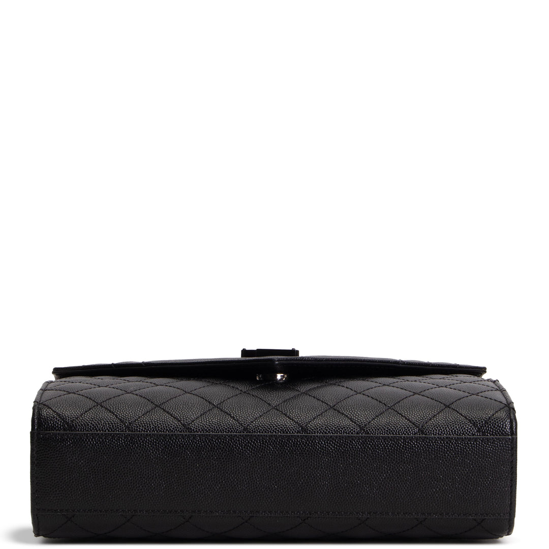 SAINT LAURENT Grain de Poudre Triquilt Medium Envelope Bag
