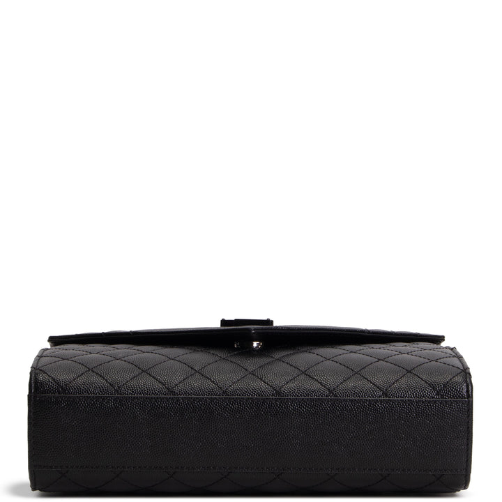 SAINT LAURENT Grain de Poudre Triquilt Medium Envelope Bag