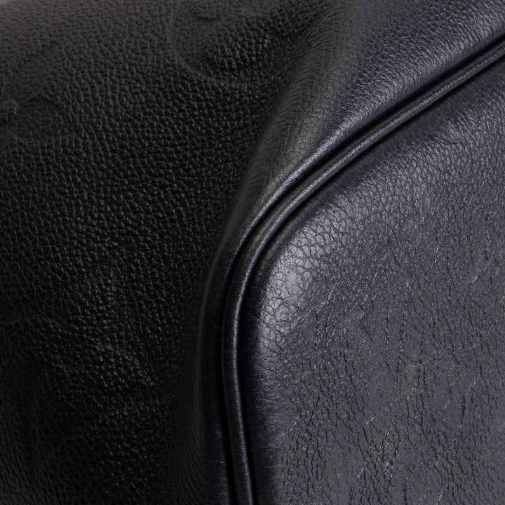 LOUIS VUITTON Giant Monogram Empreinte Neverfull MM w/ Pouch - Black