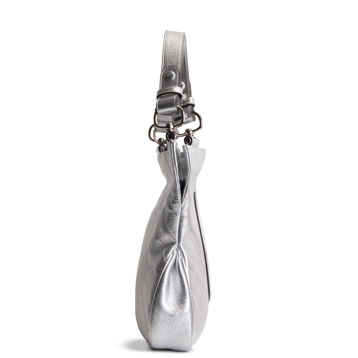 GUCCI Small Sakai Blondie Shopping Bag - Metallic Silver