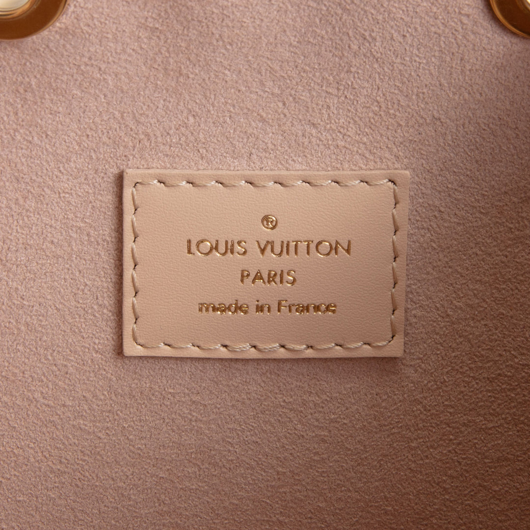LOUIS VUITTON Monogram Broderie Anglaise Petit Noe - Nude