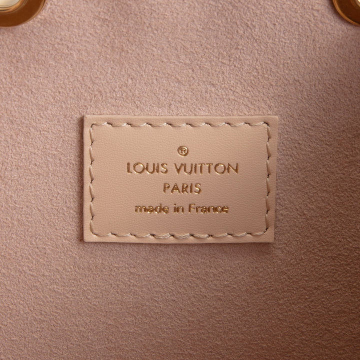 LOUIS VUITTON Monogram Broderie Anglaise Petit Noe - Nude