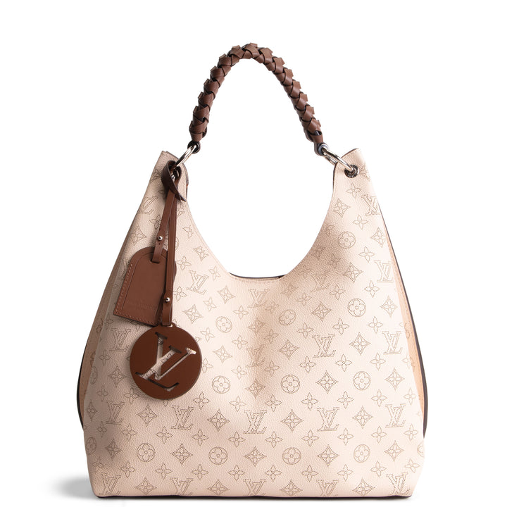 LOUIS VUITTON Mahina Carmel Hobo - Cream