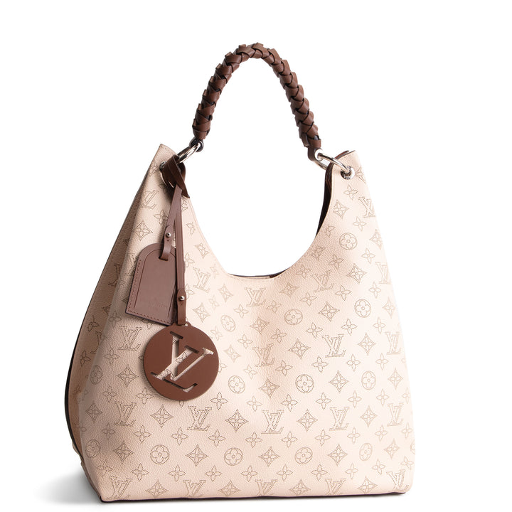 LOUIS VUITTON Mahina Carmel Hobo - Cream